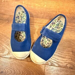 Mini Boden Navy Canvas Mary Jane Girls’ Sneakers Size 25
